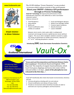 Boost your SWPPP &bull; Enhance GPS performance through or Proven