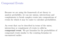 Compound Events