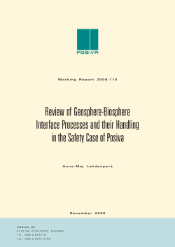 Review of Geosphere-Biosphere Interface Processes and