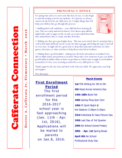 Cafferata Connection - Hector A. Cafferata, Jr. Elementary School