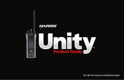 Harris Unity Product Guide - XG-100 Full