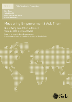 Measuring Empowerment? Ask Them