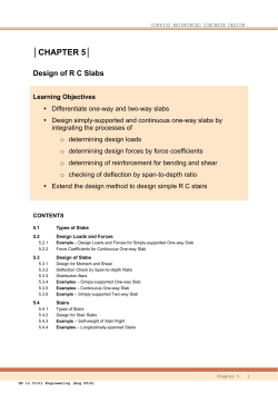 CHAPTER 5   Design of RC Slabs