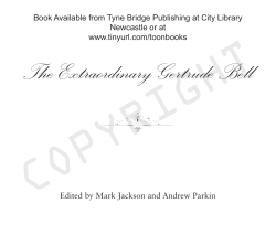 Gertrude Bell Online Version (003) Content page edit