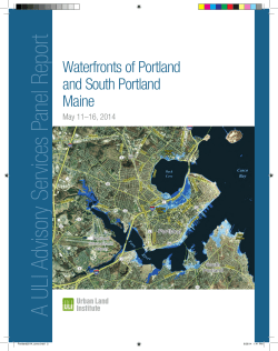A ULI Advisory Services Panel Report