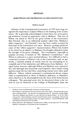 james wilson and the drafting of the constitution
