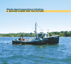 Rhode Island Aquaculture Initiative - URI EDC