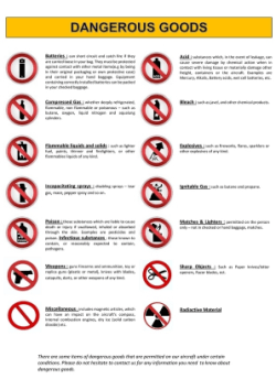Dangerous goods information