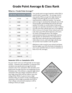 How to Calculate GPA - Education Opens Doors