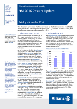 For the full AGCS picture, the AGCS Q3 2016 results