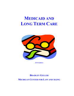 medicaid and long term care
