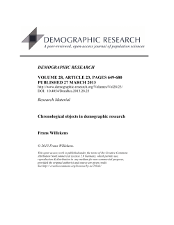 Full Text  - Demographic Research