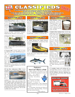 Patience: You Can`t Hurry a Fish