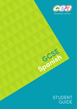GCSE Spanish Student Guide
