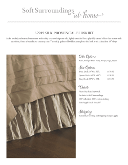 62949 silk provencal bedskirt
