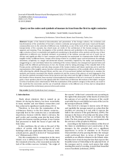 Query on the codes and symbols of mosues in Iran from the first to