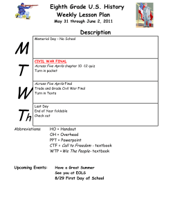 Lesson Plans - Union School District