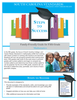 2015-16 Math Family-Friendly Standards