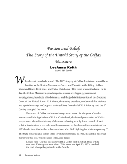 Passion and Belief - LeeAnna Keith