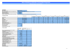 Bank of Scotland plc &euro;60 billion Covered Bond Programme