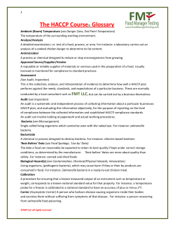 Ambient (Room) Temperature (see Danger Zone, End Point