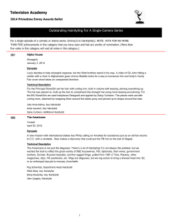 Hairstyling/Makeup Ballot