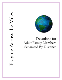 Praying Across the Miles