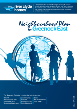 Neighbourhood Plan - River Clyde Homes
