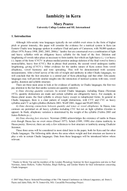 complete paper - Cascadilla Proceedings Project