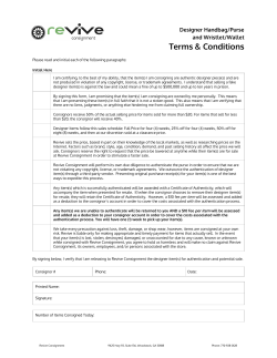 designer purse form - Revive Consignment