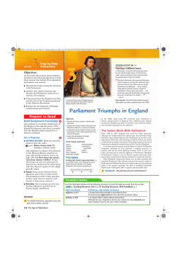 Parliament Triumphs in England