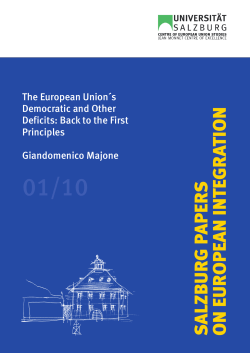 s alzburg papers on european integration