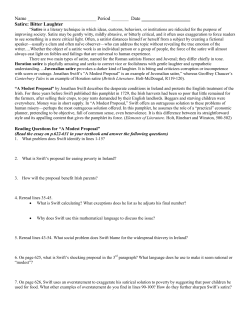 Modest Proposal_New Study Guide