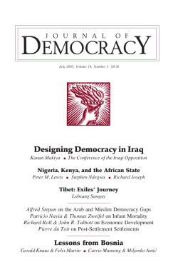 0. Cover.pmd - Journal of Democracy