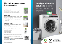 Intelligent laundry solutions to care for your clothes day