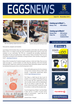 November Issue 16 - Epsom Girls Grammar School