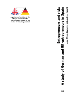 Entrepreneurs and risk - Anglo