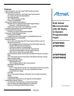 AT90PWM2/3/2B/3B datasheet