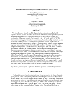 A Simple Formula Characterizing the Shapes of