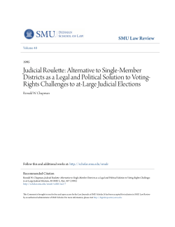 Judicial Roulette: Alternative to Single
