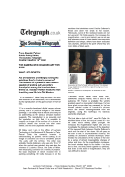 From Alasdair Palmer Public Policy Editor, The Sunday Telegraph