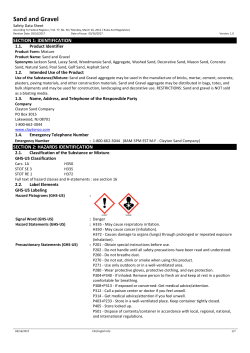 SAFETY DATA SHEET