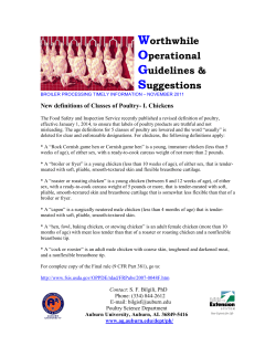 Worthy - Auburn University Poultry Science