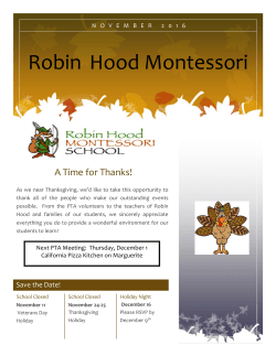 Robin Hood Montessori Inc.