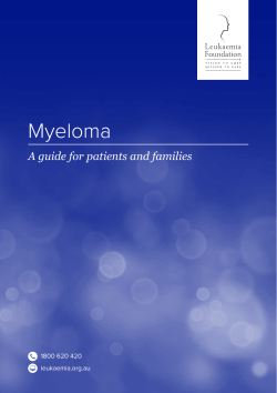 Myeloma - Leukaemia Foundation