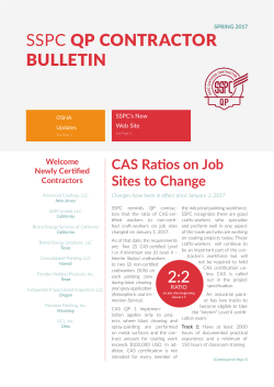 Contractor News - Spring 2017