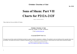 Sons of Shem: Part VII Charts for P212A
