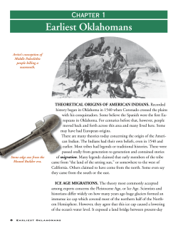 1 - Oklahoma the Sooner State