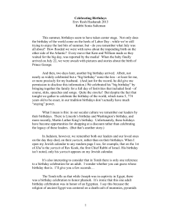 The saddest day in Jewish history is the 9th of Av (Tisha Be`Av