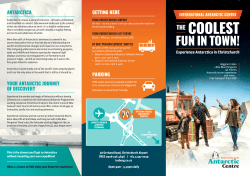 International Antarctic Centre Brochure